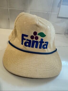 Kids Corduroy Cap in Cream